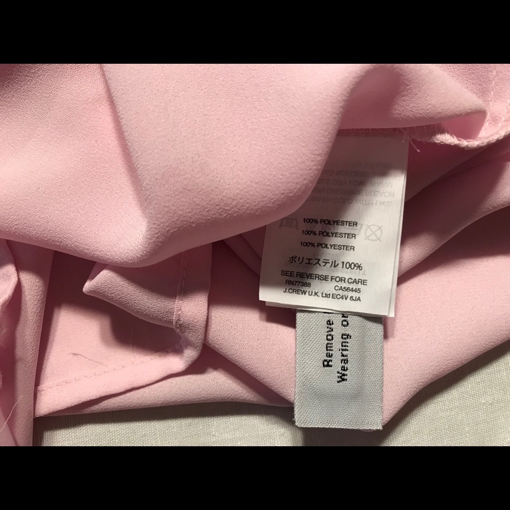 J. Crew Womens Top Pink Half Button Size XXS A990 - Picture 8 of 8